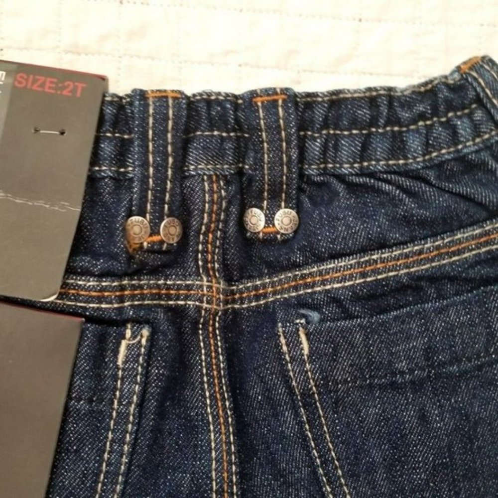 Nwt Fubu Boys size 2T Denim Logo Jean Shorts - Picture 6 of 6